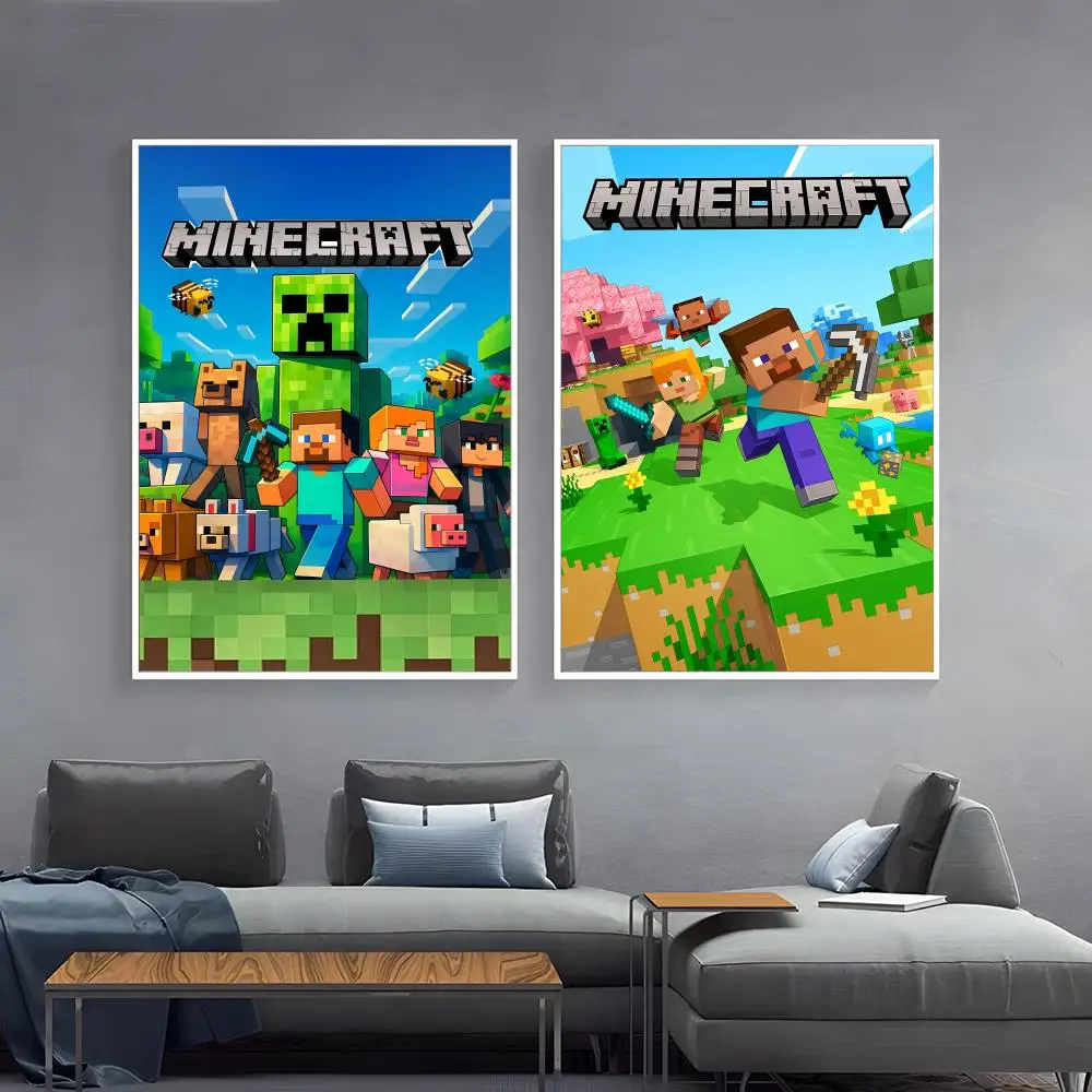 Affiche imprimée sur papier Mine-c-crafts pour la maison, le salon, la chambre, l'entrée, le bar, le café, décoration artistique