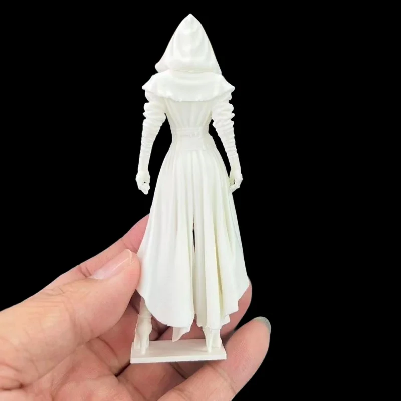 Mysterious Cloak Girl Statue 3D Printed Desktop Bedroom Ornament Collectible Decor Fish Tank Landscaping Gift for Figure Lovers