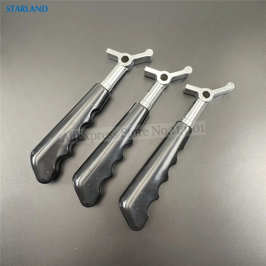 3 In 1 Black Color Handle Cranks New Fittings Special Hand Levers For BQL Soft Ice Cream Machine Accessories