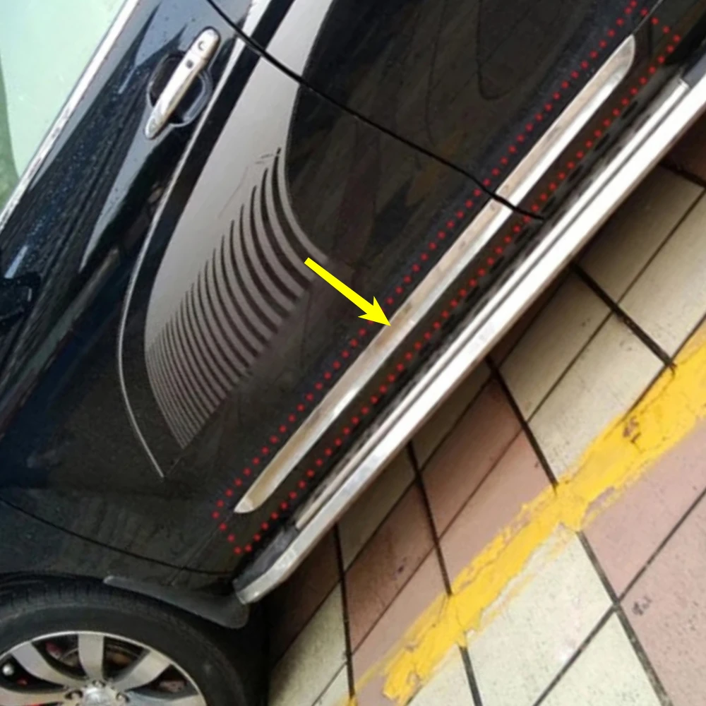 

Для Toyota Highlander Kluger 2007-2010: Хромированные накладки на боковые двери, декоративные молдинги, аксессуары для кузова автомобиля