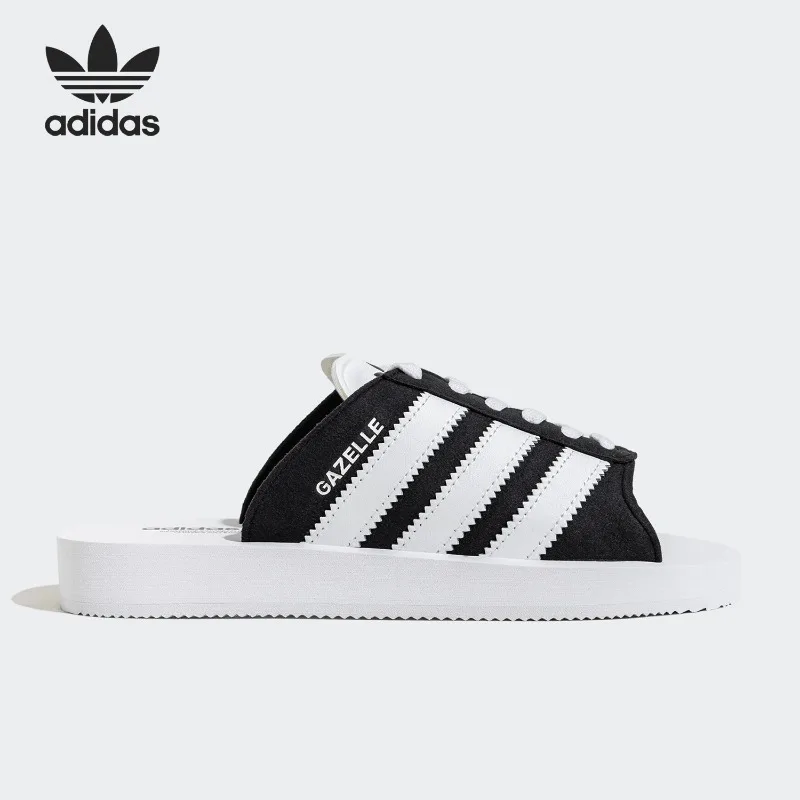 Adidas Clover Men's and Women's Lightweight and Breathable Casual Beach Slippers JQ7421
