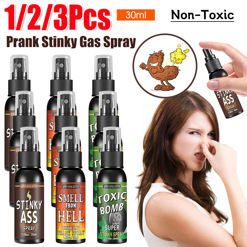 Broma líquida para pedos, broma en aerosol, lata piquante, bomba, bromas, 30ML, Spray para pedos, broma extrafuerte, novedoso, accesorio divertido