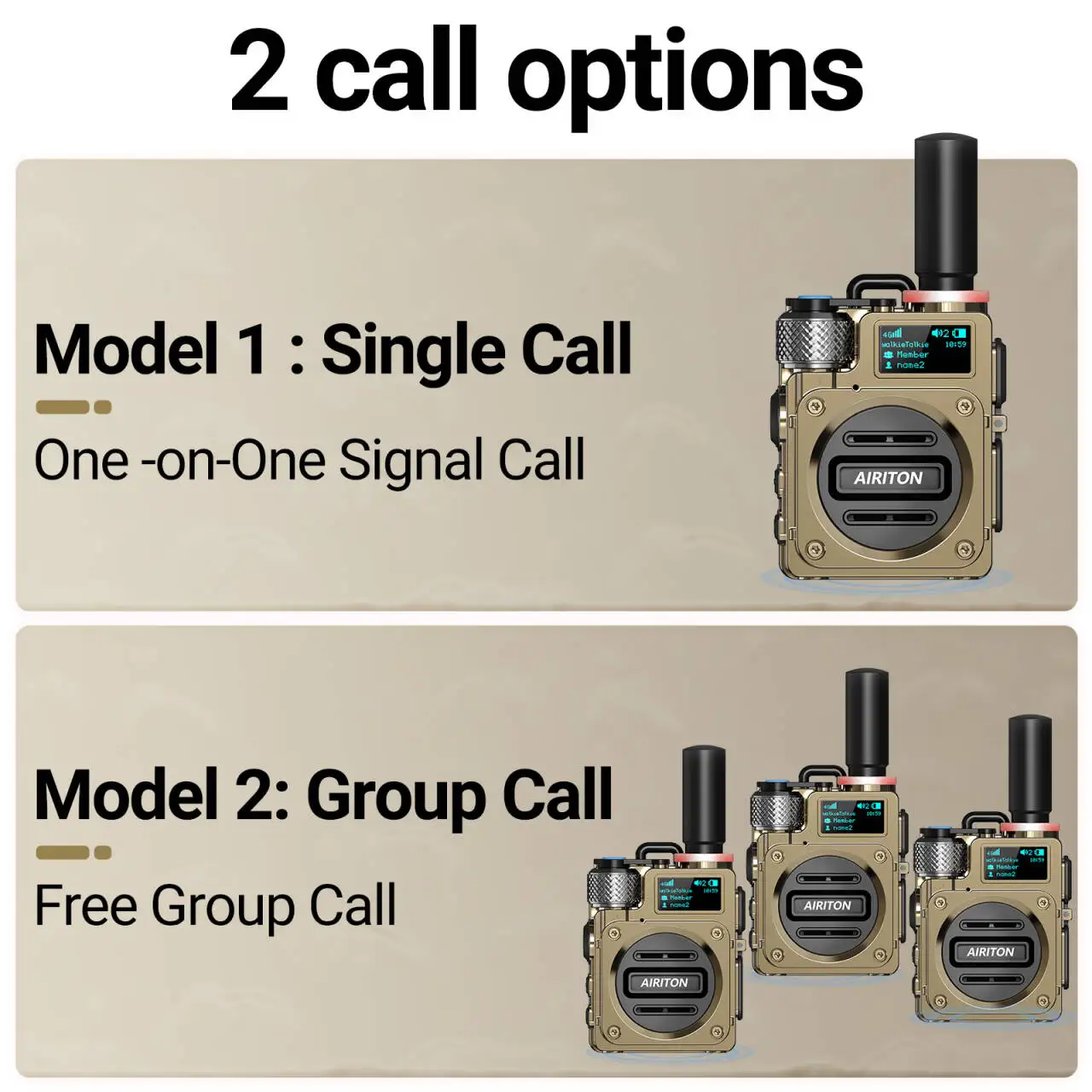 أجهزة اتصال لاسلكية غير محدودة المدى على مستوى البلاد 4G طويلة المدى لاسلكي تخاطب 5000 ميل يده POC AIRITON AI-G6 راديو اتجاهين #6