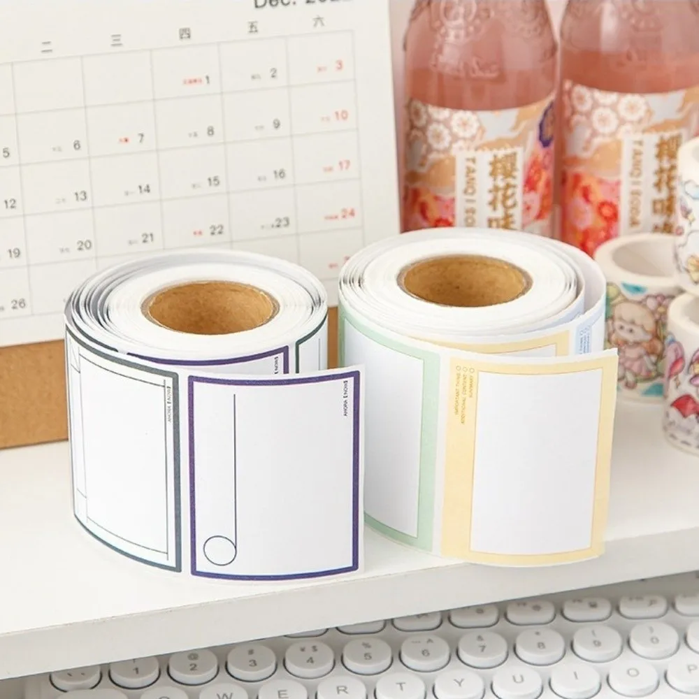 Stationery 100/250 Sheets/Roll Sticky Notes Tear-off Line Marking Memo Stickers Adhesive Notes Office
