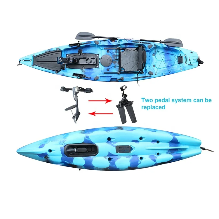 

2023 New 12ft Sit on Top Kayak with Two Pedal Drive Replaced