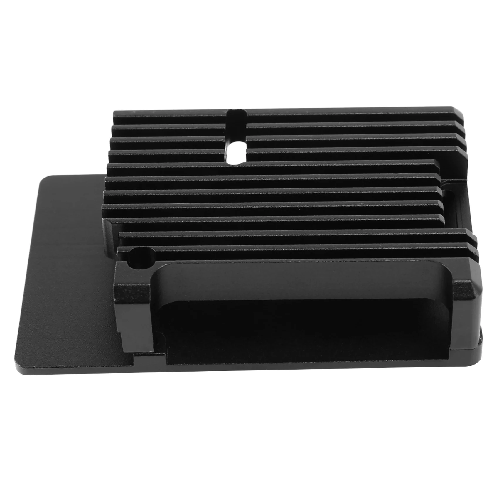 

Efficient 2X For Raspberry Pi 4 Model B Aluminum Case, Passive Cooling Aluminum Alloy Protective Shell Metal Enclosure