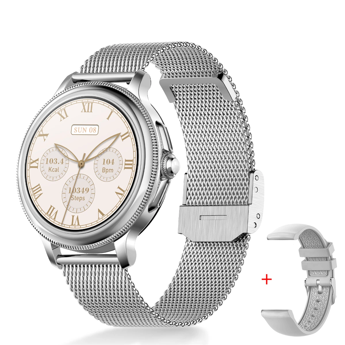 

MISTEP CF96 BT Call Ladies Smart Watch Women Fashion Multi Dial Watch 1.2 Inch Full Touch Screen Blood Pressure Sport Smartwatch