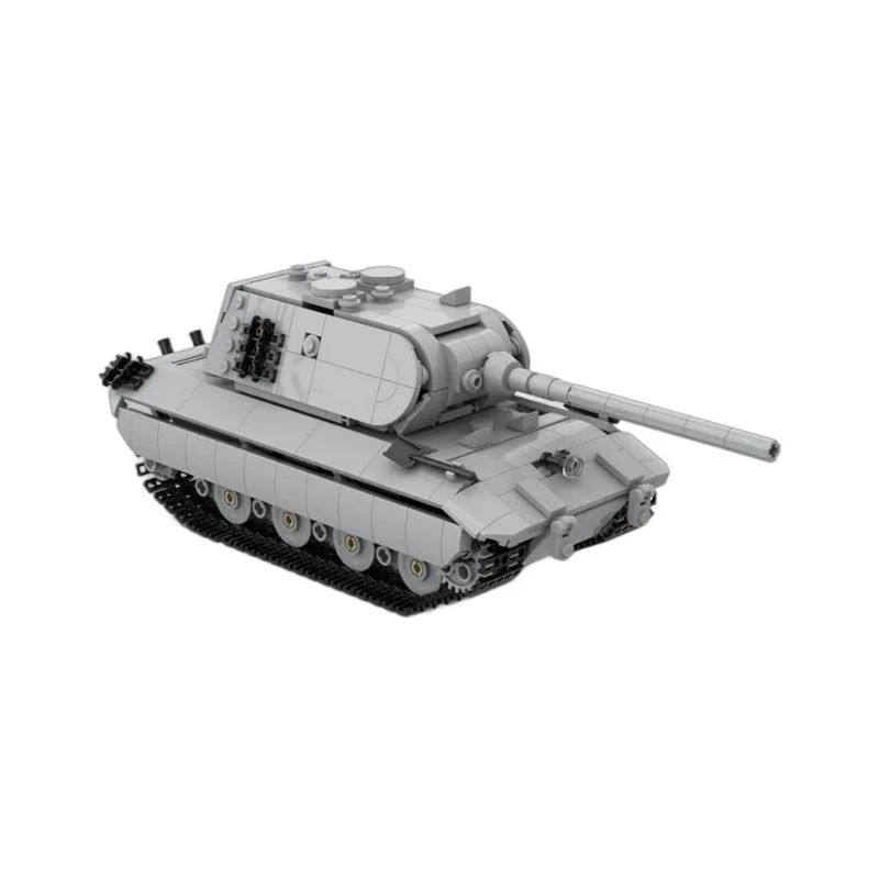 Military Heavy Tank Panzer LMV Type 2 Building Blocks German WW2 Soldier Police Army Weapons Bricks Kids Toy Gifts for Adults