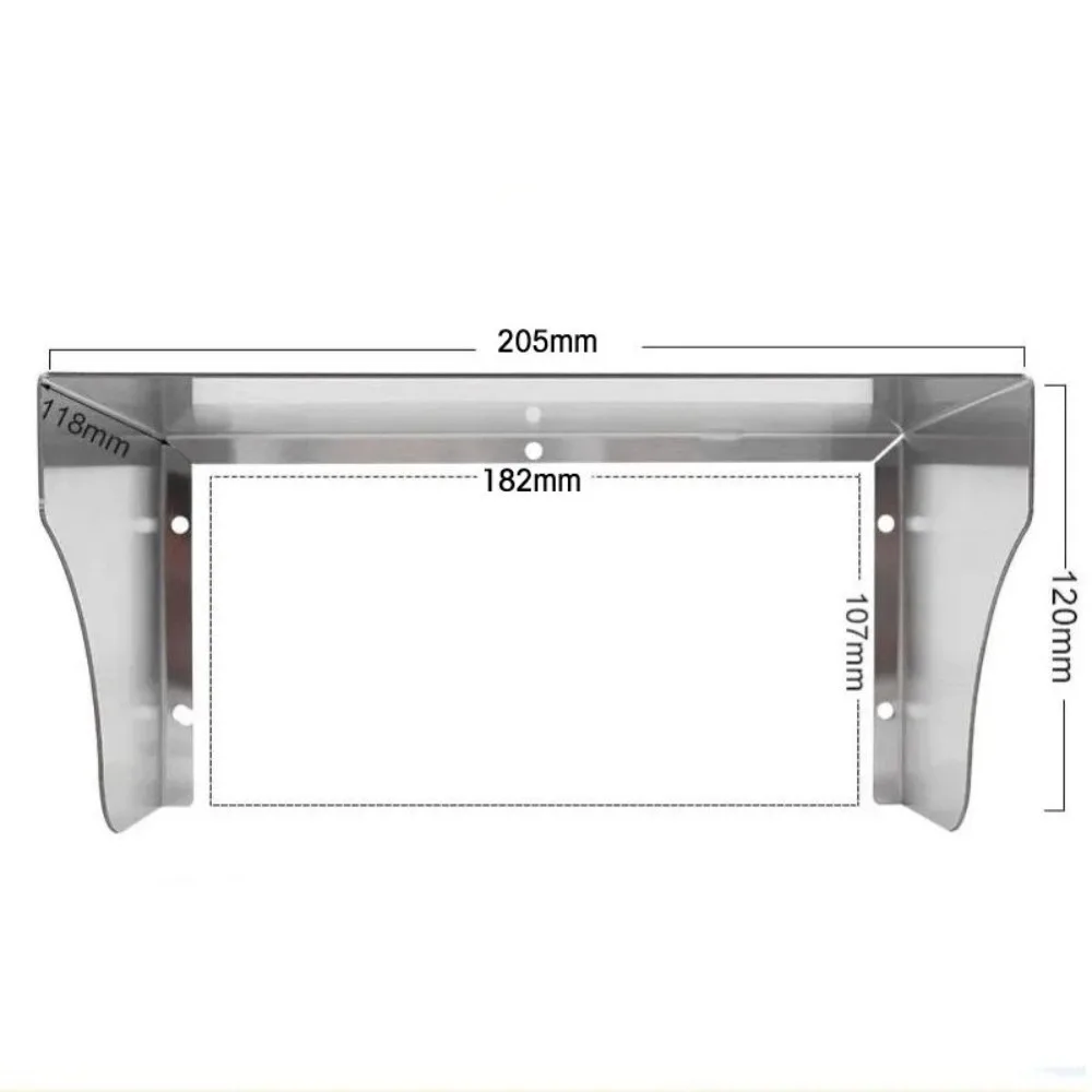 

Quality Stainless Steel Waterproof Cover Rainproof Household Items Doorbell Rain Cover Anti-collision Protective Cover