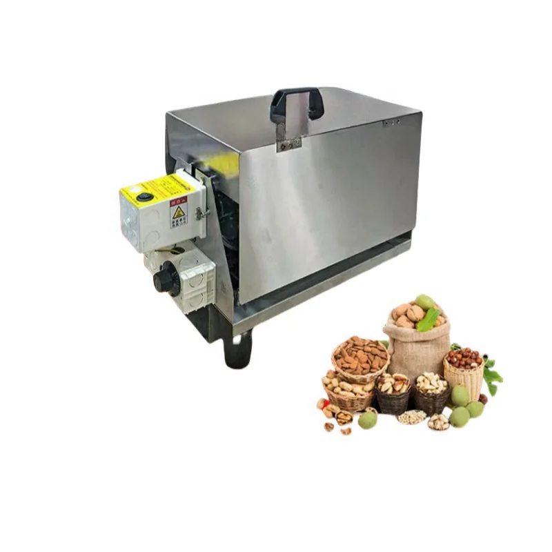 High Performance Commercial Hot Air Nut Roaster Machine Gas Electric for Processing Peanuts Seeds Nuts Nut Processing Machine