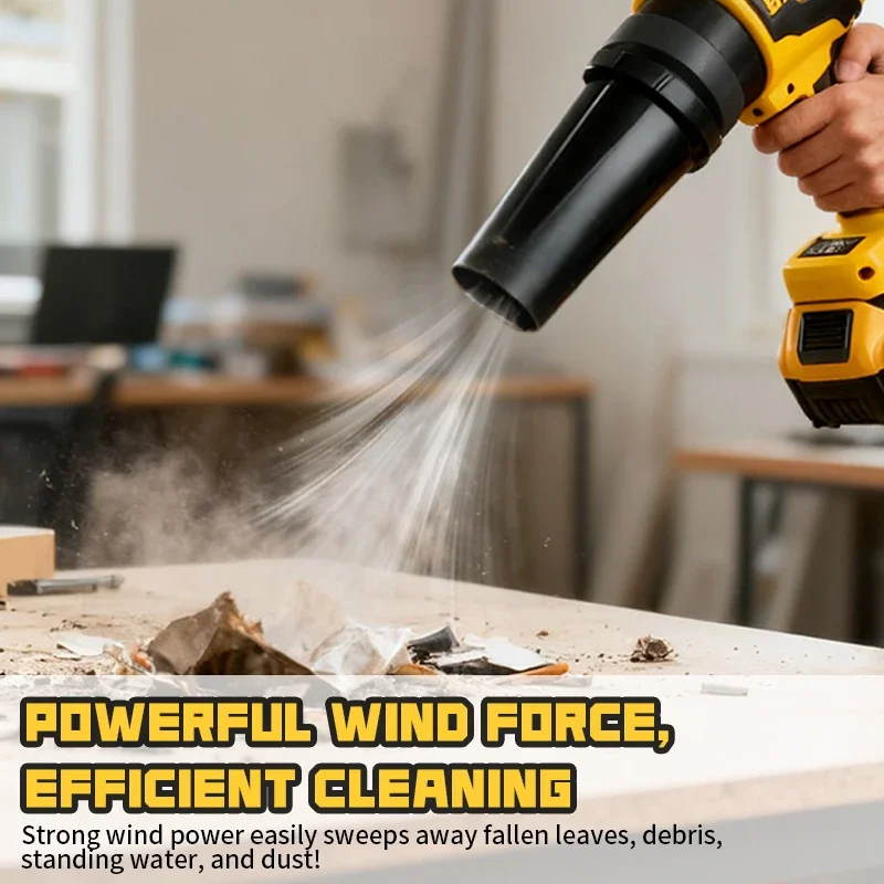 Peniup Turbo Listrik Tanpa Sikat 380000RPM Kipas Jet Peniup Daun Genggam Peniup Debu Untuk Pin Baterai Dewalt 20V