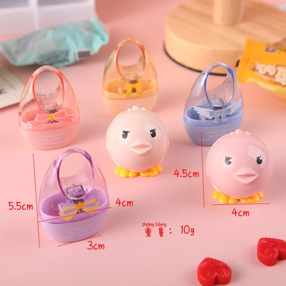 Pencil Sharpener Creative Cute Handbag Bag Manual Cartoon Student Stationery Prizes Gift