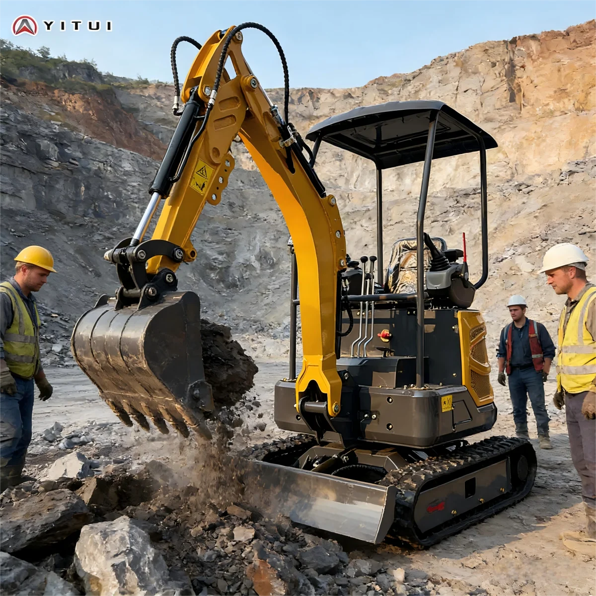 

Mini Excavator 1.2 Tons 2 Tons Customized Ce Epa Euro 5 Diesel Engine Multi Functional Mini Crawler Type Household Excavator