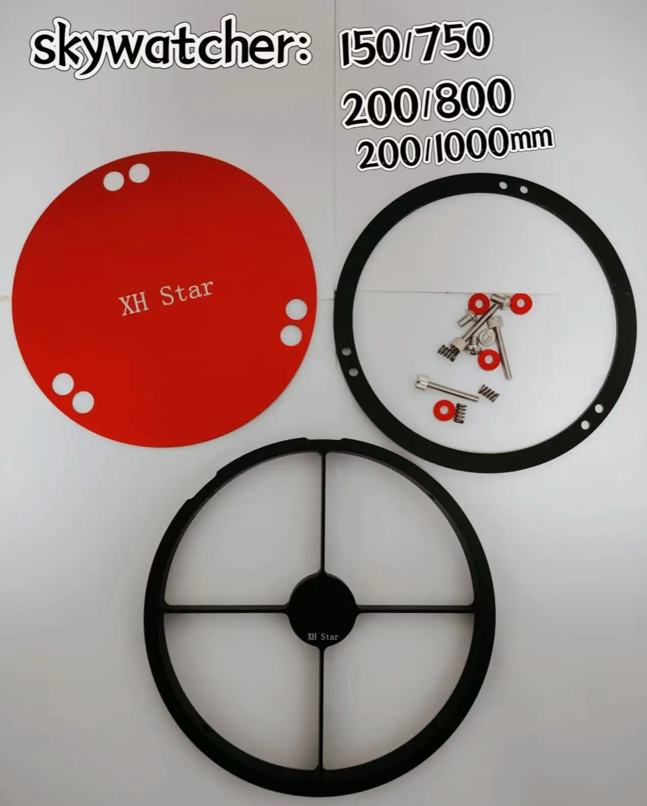 XH Star 150mm/ 200mm skywatcher 150/750,200/800,200/1000 Magic Modification Kit Deep Space Modification Kit Aluminum visor