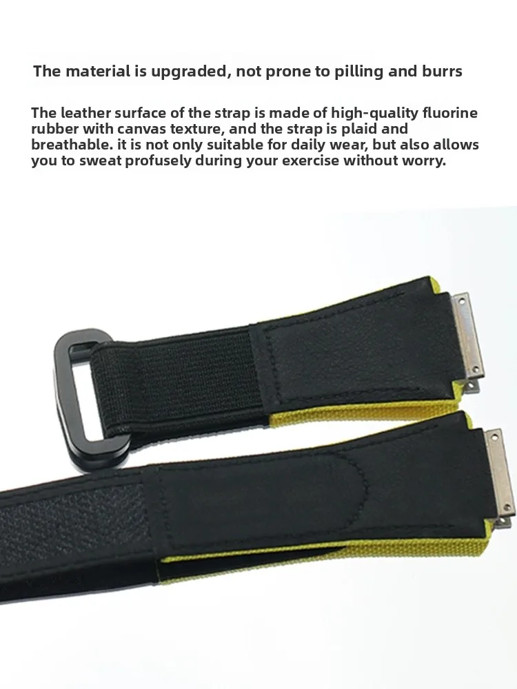 Индивидуальный резиновый эластичный нейлоновый ремешок FKM для часов Richard Mille RM011 RM030 RM005 RM035 RM055 RM35-01, мужской ремешок для часов, браслет