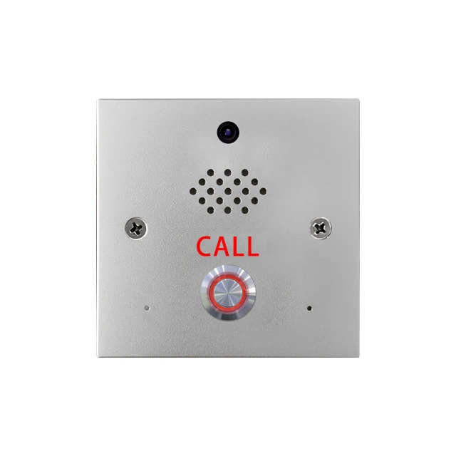 في الهواء الطلق SIP الاتصال الداخلي فيديو IP محطة الاتصال الهاتفي الاتصال التلقائي SOS الطوارئ الهاتف البث نظام الاتصال الداخلي #5