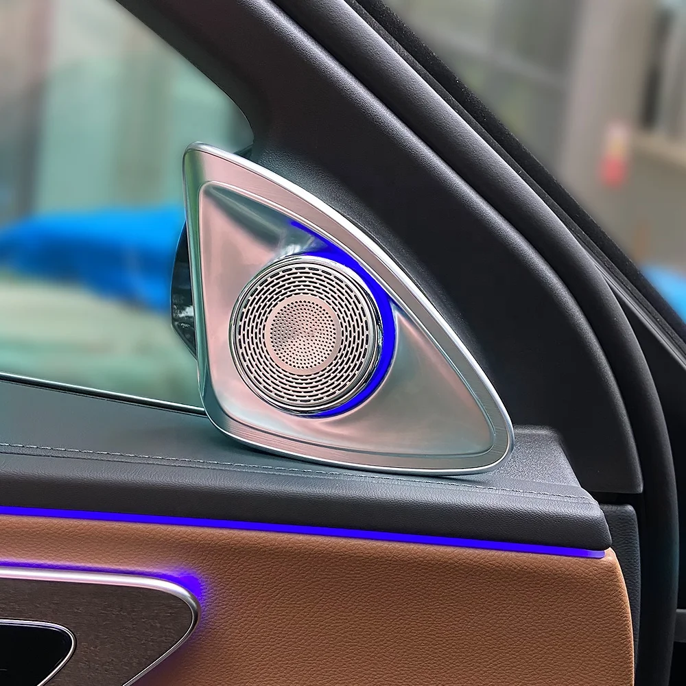 Auto Innen 4D Rotary Höhen Hochtöner Umgebungslicht Haustür Hochtöner Lautsprecher für E-Klasse W214