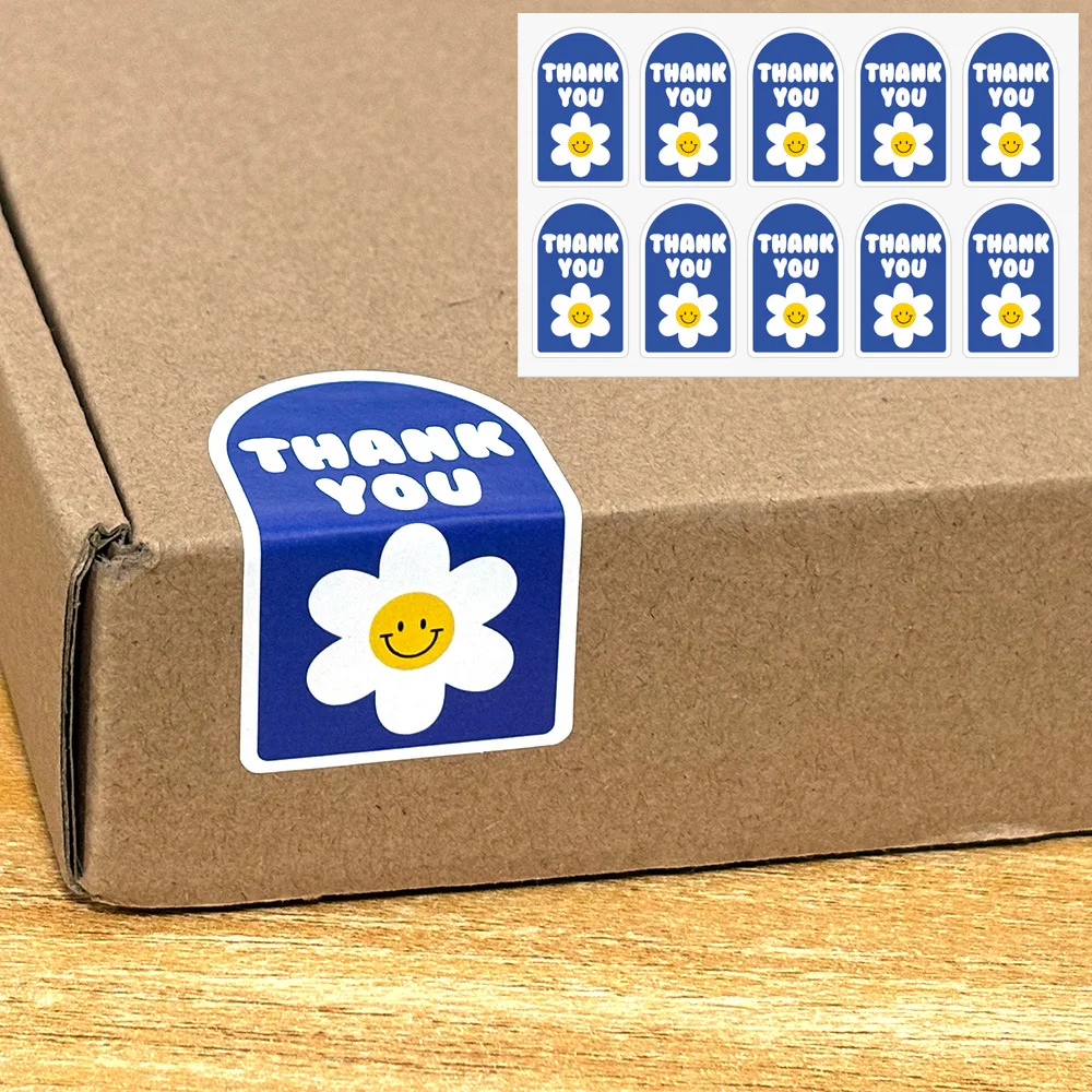 100/200pcs This Package Is Happy To See You Too Stickers Small Business Gift Box Packaging Decor Thank You Sticker Seal Labels