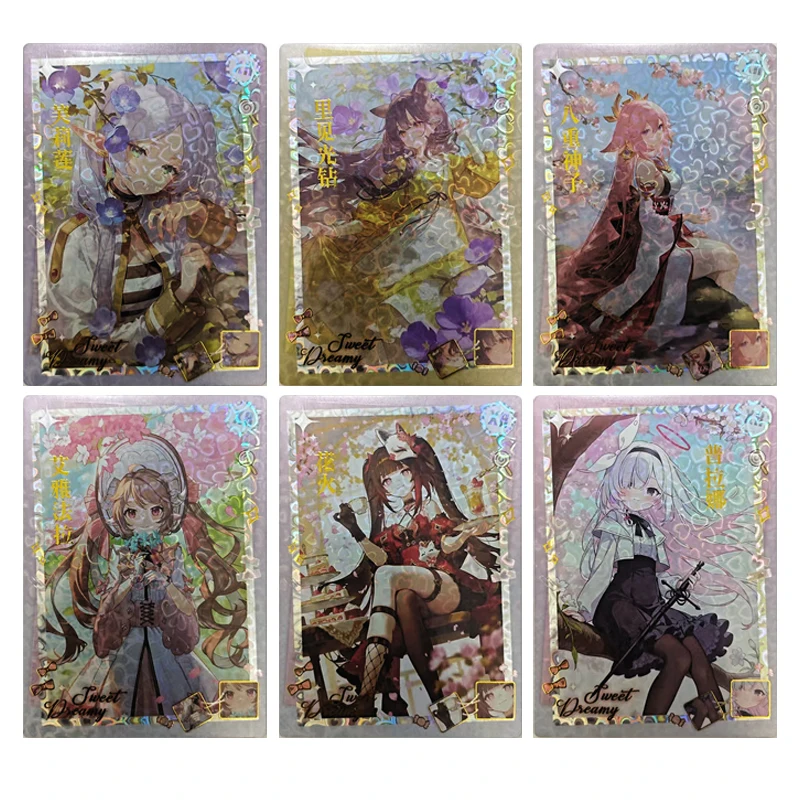 

Японское аниме Xr Goddess Story Satono Diamond Yae Miko Kanami Frieren Коллекционная карта Рождественские подарки на день рождения Детские игрушки