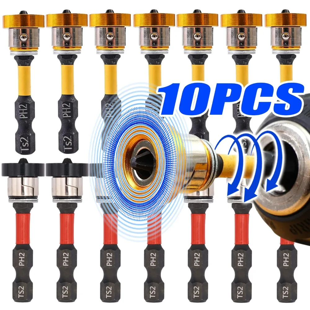 

Screw Positioning Magnetic Drill Bit Chrome Vanadium Steel Hex Shank Drill Head Screws Holder Car Repair Power Tool Accessories