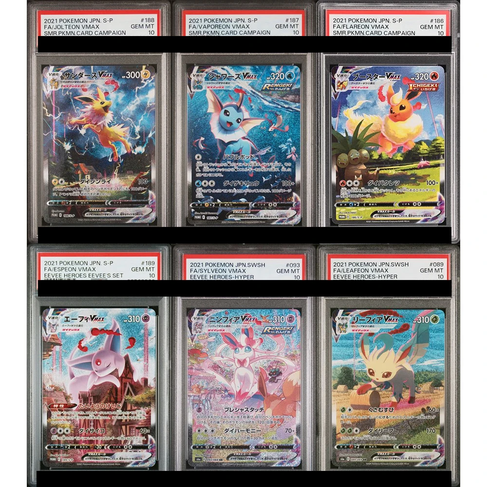

Ptcg Jpnswsh 2021 г. # 093 Коллекционная карта Diy Proxy Graded Fa/сильвеон Eeveelution Heroes-Hyper Gem Mt 10, голографическая этикетка