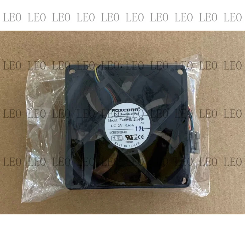 MY 1pc For FOXCONN PVA080G12H-P00 fan 12V 0.60A 8025 4pin