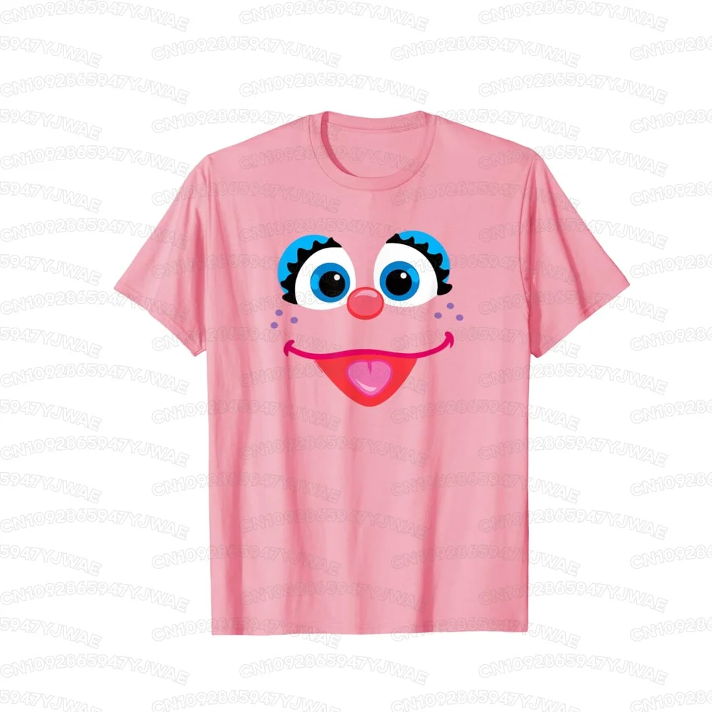 Sommer Jungen Mädchen Sesamstraße Kleinkind T-Shirt Elmo Oscar Big Bird Cookie Monster Niedliche Zeichentrickfiguren Herren Damen T-Shirt – Detail 8