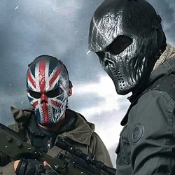 Real Outdoor CS Zombie Skull Mask Field Equipment Full Face Warrior Mask Military Outdoor Supplies Halloween Dress Tactical Mask