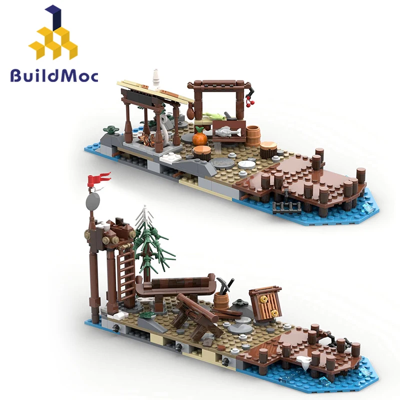 

Village expansion model MOC assembled building blocks DIY creative toy Halloween and Christmas gift