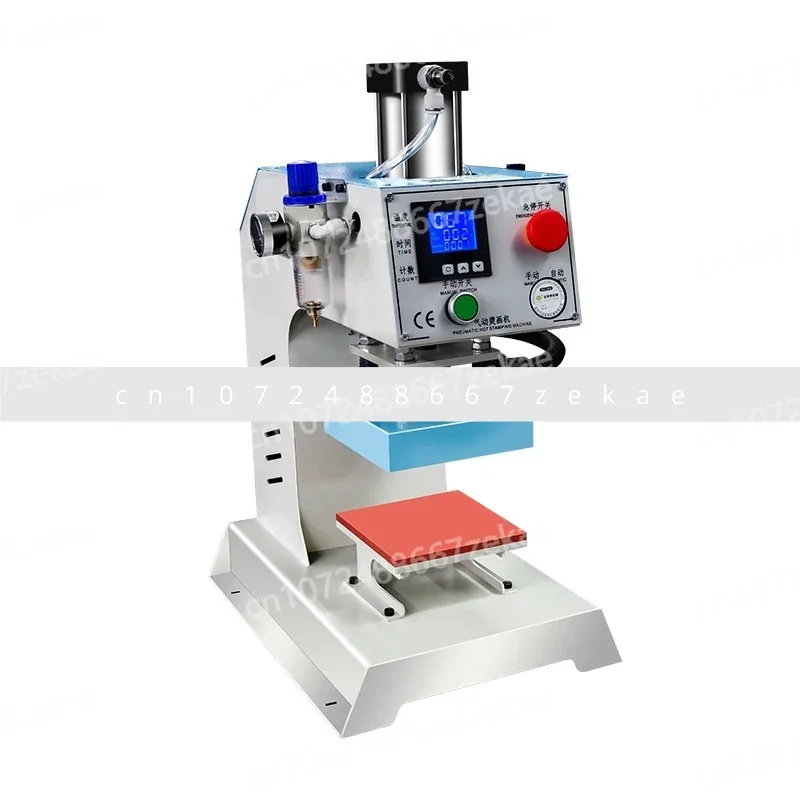 

Small pneumatic ironing machine, automatic ironing LOGO insole shirt clothing collar single station pressure mark ironing drill