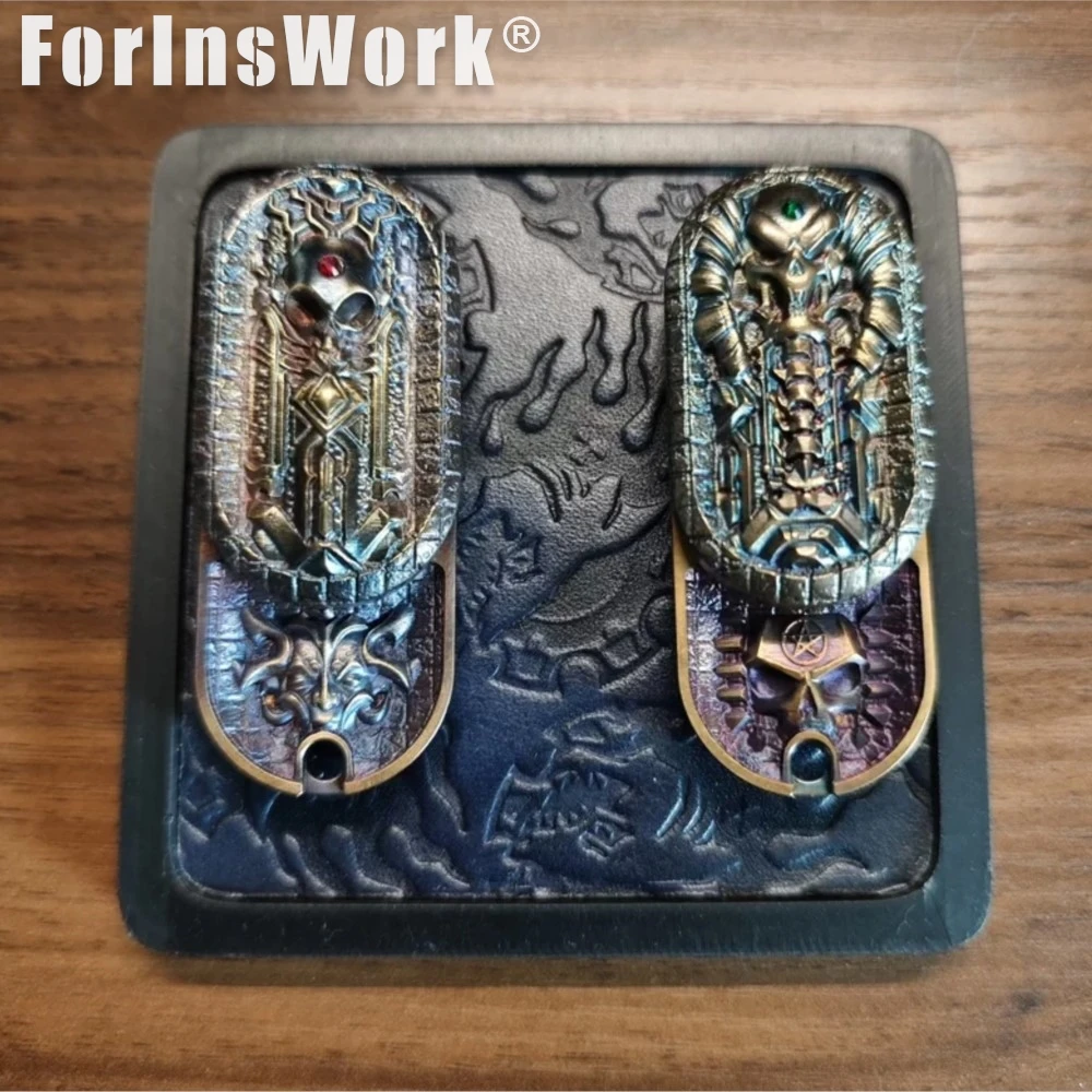 

FZ F2.5 Разномерный дизайн, резьба по дереву, латунь, красный рубиновый слайдер, игрушка для тревоги, стресс, непоседа