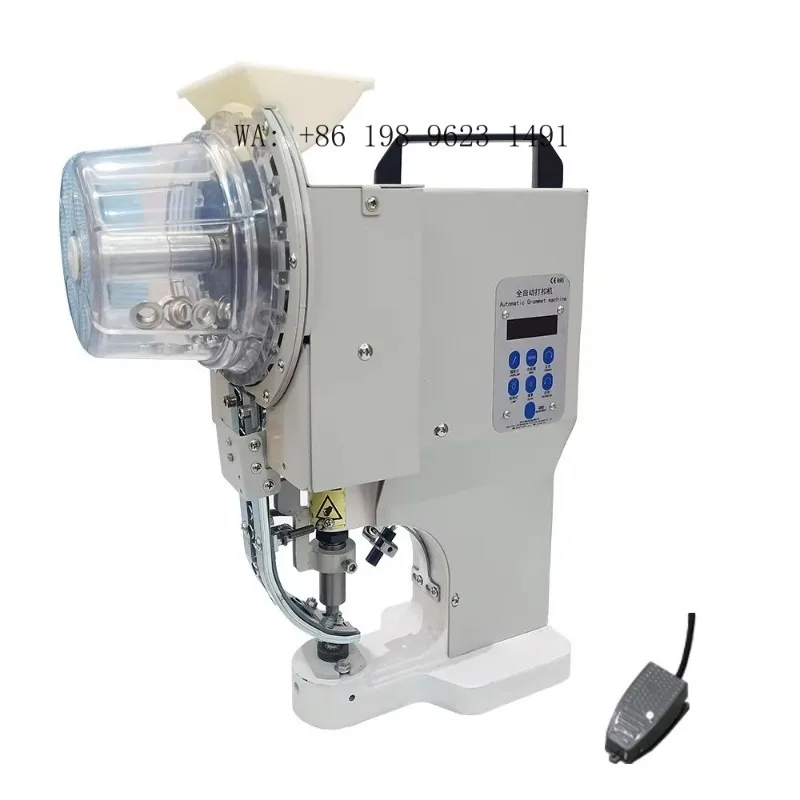 Automatic PVC Tarpaulin Banner Eyelet Punching  Multifunctional Metal Button Press Hole Processing Equipment