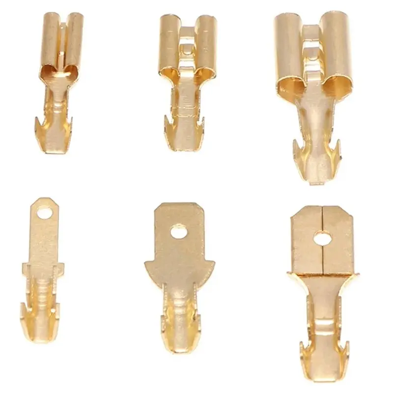 CYCLI-Insulated Spade Connectors(600PCS) Storage Box Included- For Electrical Wiring Set