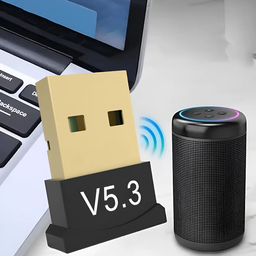 อะแดปเตอร์บลูทูธ USB 5.4/5.3/5.1/5.0 อะแดปเตอร์ไร้สายบลูทูธสําหรับแล็ปท็อปพีซีไร้สายลําโพงเครื่องรับสัญญาณเสียงเครื่องส่งสัญญาณ USB