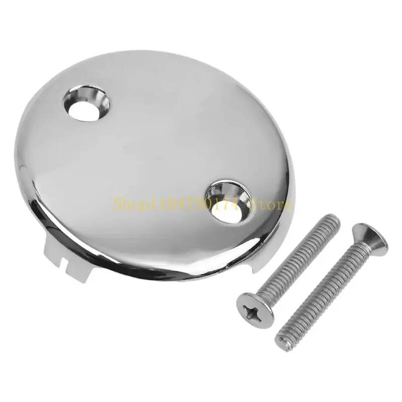 Round Bathtubs Overflows Plate Mattes Black Durability Zincs Alloys Construction Top Sale