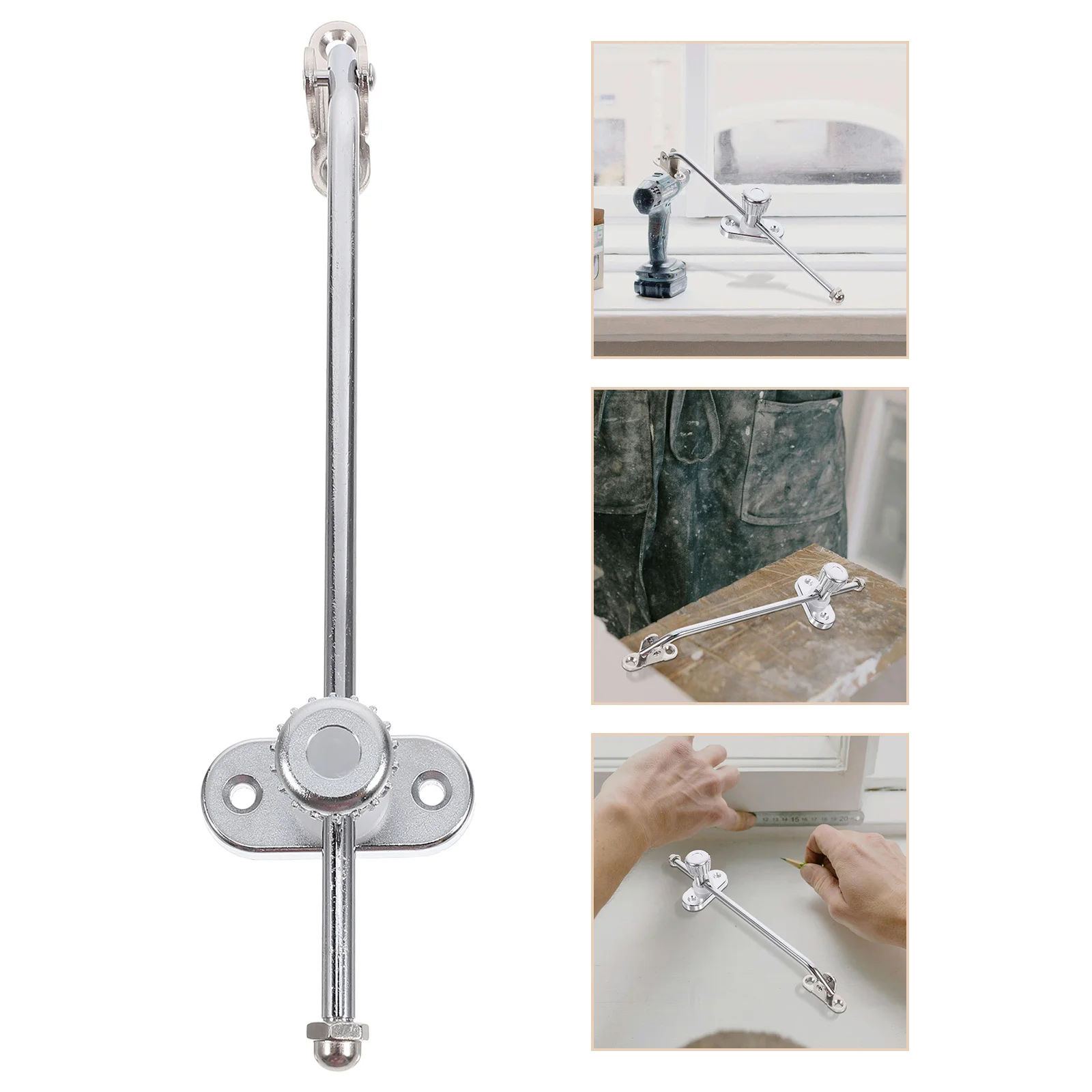 

Door Closer Hold Open Heavy Duty Adjustable Window Lock Bar Casement Sliding Door Security Bar Sash Lock Window Stop
