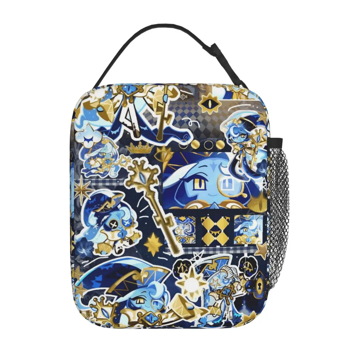 Shadow Milk Cookie Run Kingdom Insulated Lunch Bags Large Meal Container Thermal Bag Tote Lunch Box School Picnic Food Handbags