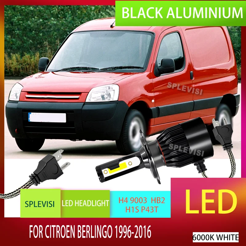 

Светодиодная фара Hi Lo 60W 6000LM для Citroen Berlingo 1996-2016 1997 1998 1999 2000 2001 2002 2003 2004 2005 2006 2007 2008 2009