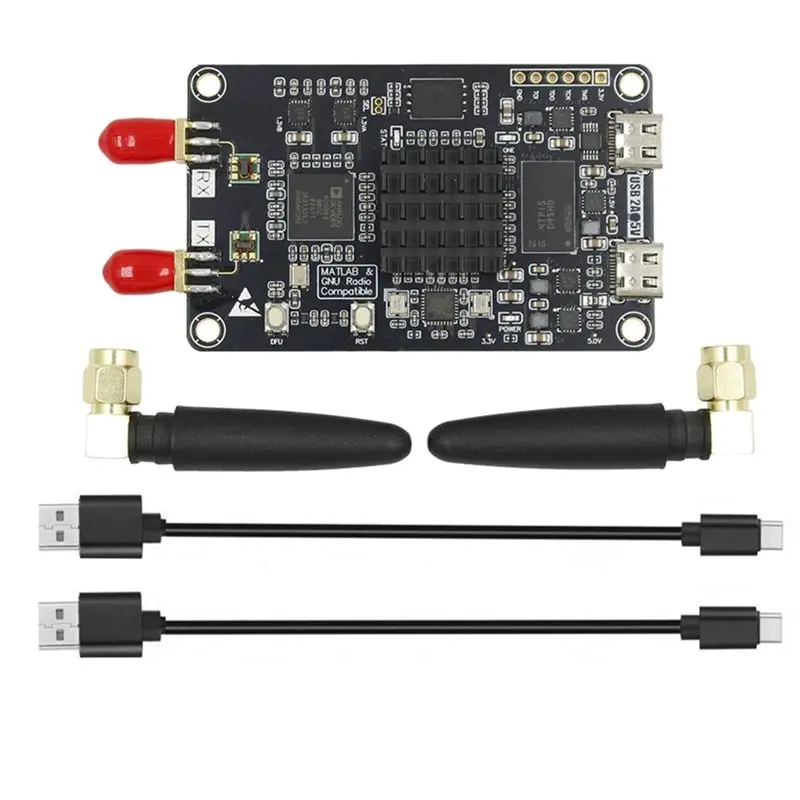 

Плата разработки программно-определяемого радиооборудования JABS-For Plutosdr ZYNQ7010 / AD9363 (частота: 70 МГц - 6 ГГц)