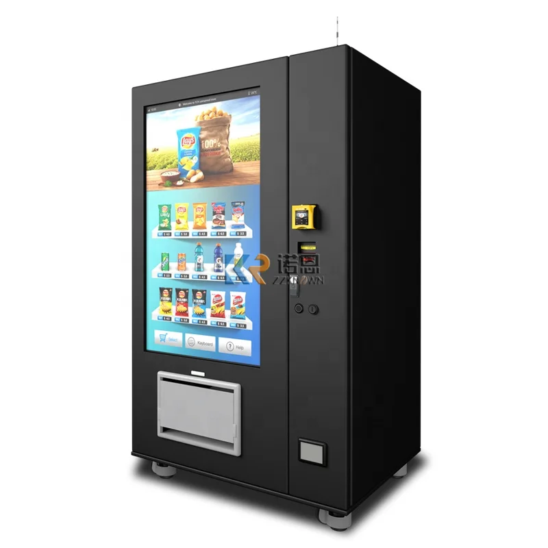 

Commercial 24 Hour Drink Vending Machine With Elevator Automatic Combination Snack Food For Sale Vendor