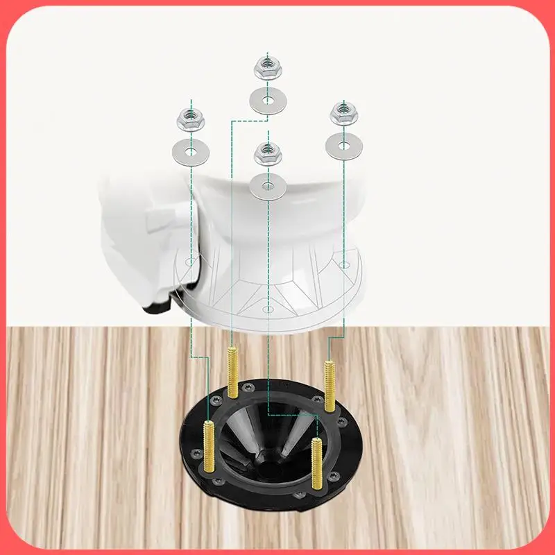 

AA89-385310063 Замена уплотнения и монтажного комплекта напольного фланца для туалета Select Dometic/Sealand RV, черный