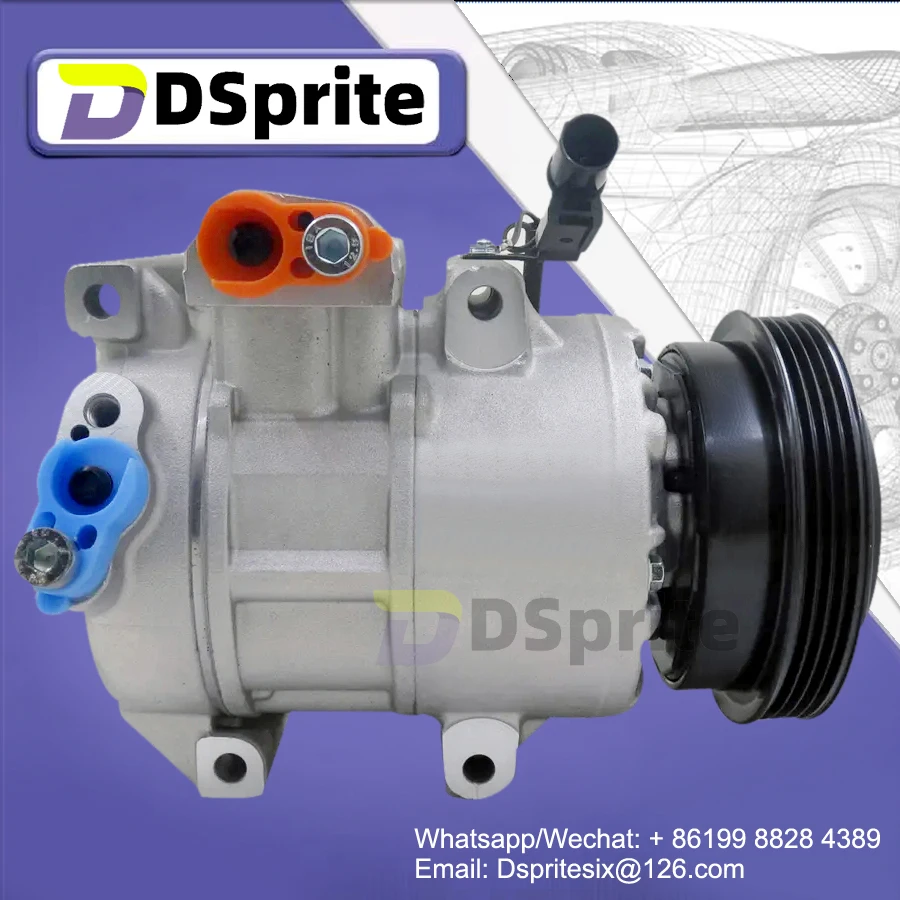 

NEW CAR A/C AC Compressor 977011G000 97701-1G010 For Kia Rio Rio5 2006-2011 97701-1G000 977011G010 CO 10980C