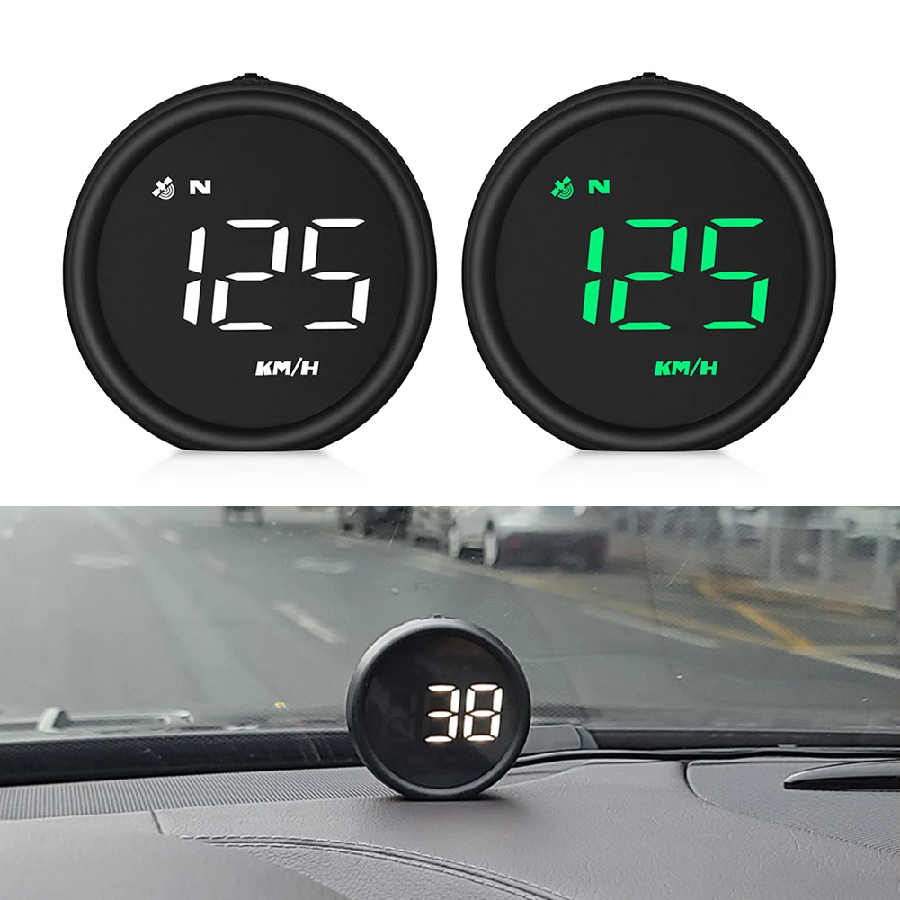 

Car Digital GPS Speedometer Accessories Head Up Display MPH/KM Overspeed Tired Warning Alarm Anti-slip Pad