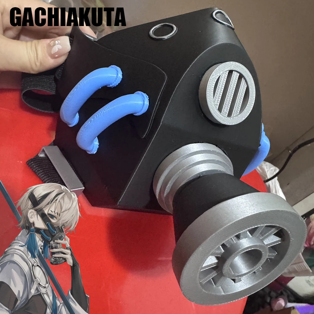 

Маска для косплея Аниме Gachiakuta Zanka Rudo Shuaburekku, 3D-печать, унисекс, полумаска, реквизит для Хэллоуина в стиле панк