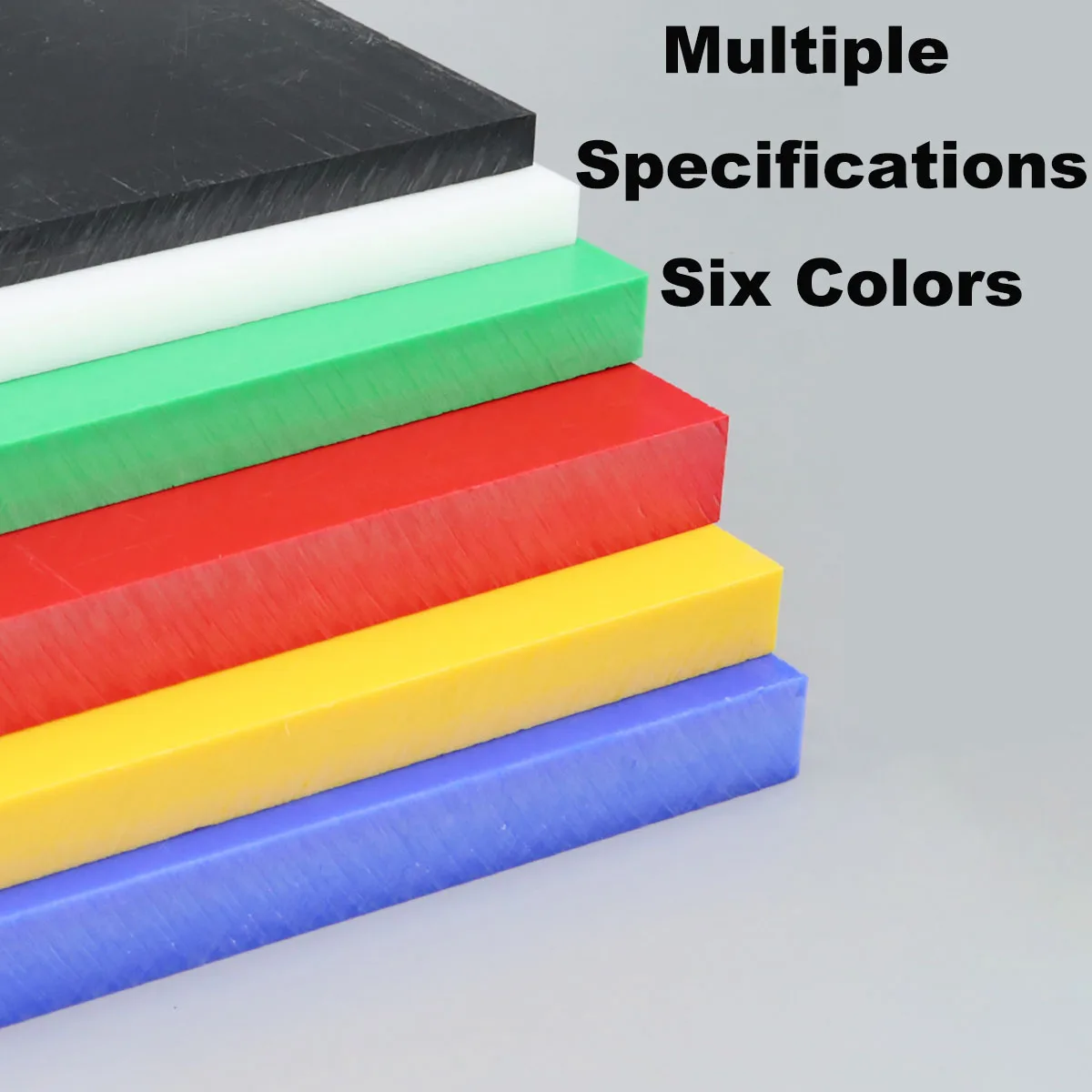 Colours POM Sheet Board Thickness 8mm-50mm Hard Plastic Polyoxymethylene Plate for CNC Model Board DIY Raw Material