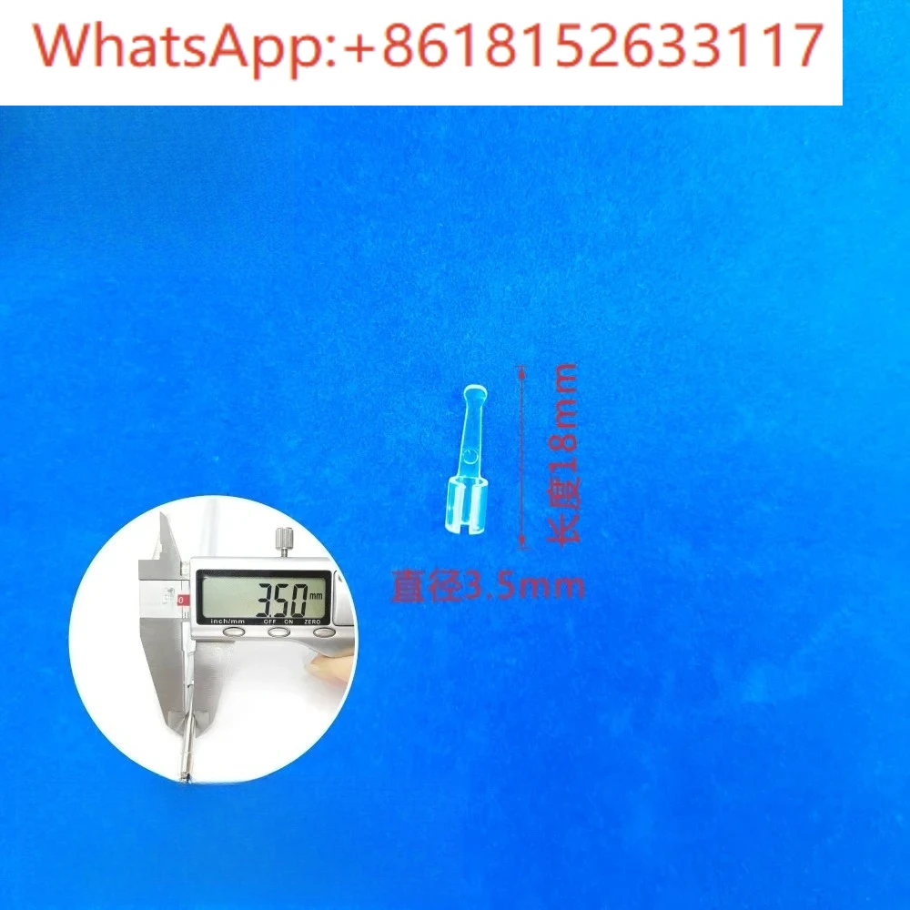 100 Stück 3,5/3,9/5,5 mm visuelles Ohr-Roller-Zubehör, visueller Ohr-Roller-Ersatzkopf für Erwachsene und Kinder-Ohr-Roller