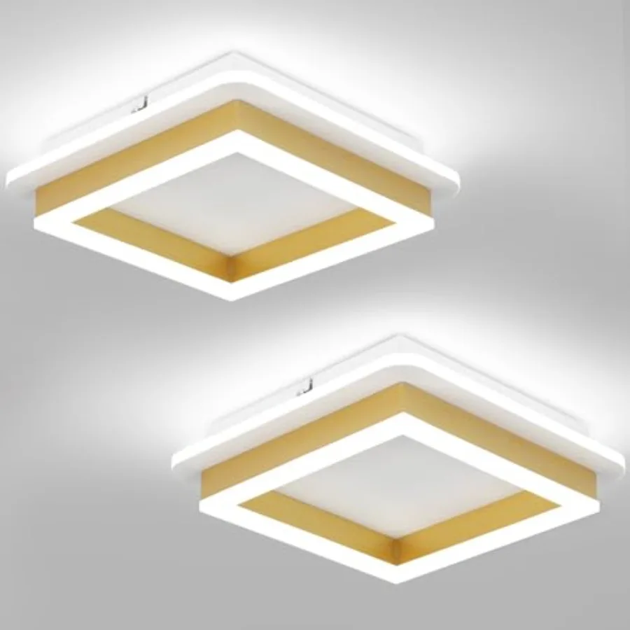 

Square Flush Mount Ceiling Light 6000K Modern LED Ceiling Light Fixture Minimalist Hway Lighting Fixture Ceiling Lamp for Hway