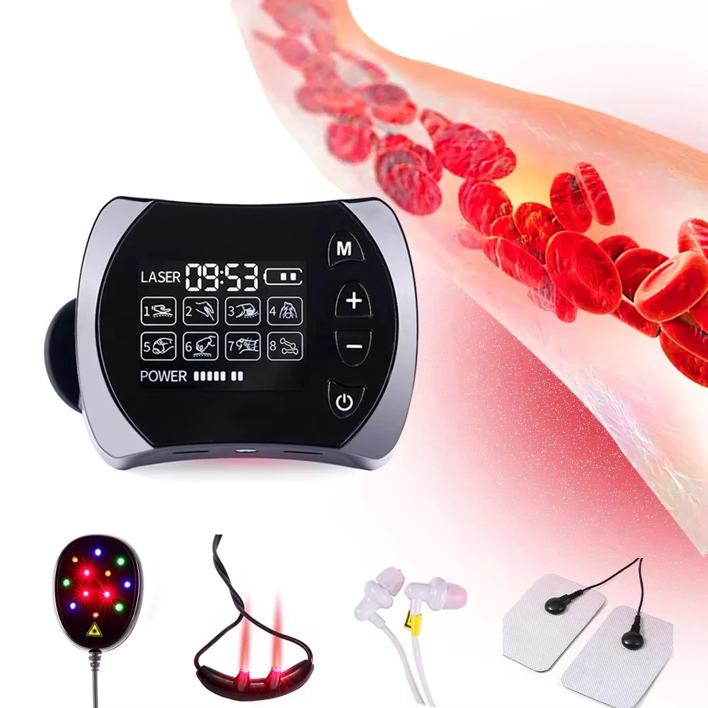 

Наручные часы с нормальным кровяным давлением LLLT для светотерапии, предотвращающие сердечно-сосудистую систему с EMS для машины для реабилитации инсультов