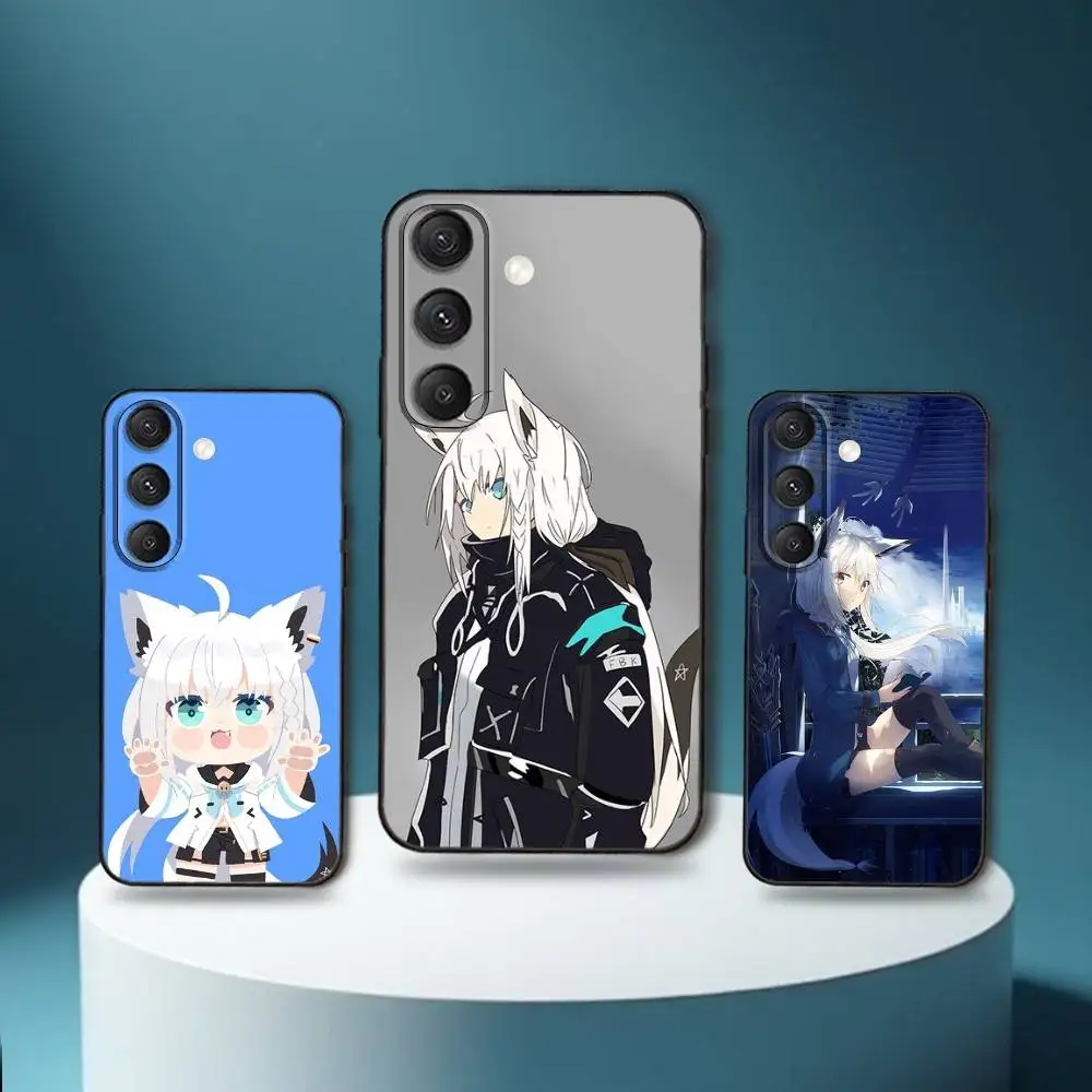

Foxhound S-Shirakami F-Fubuki Phone Case For Samsung S25,S24,S23,S22,S21,S20,S10,Ultra,Plus,Lite,FE,Soft Silicone Black Cover