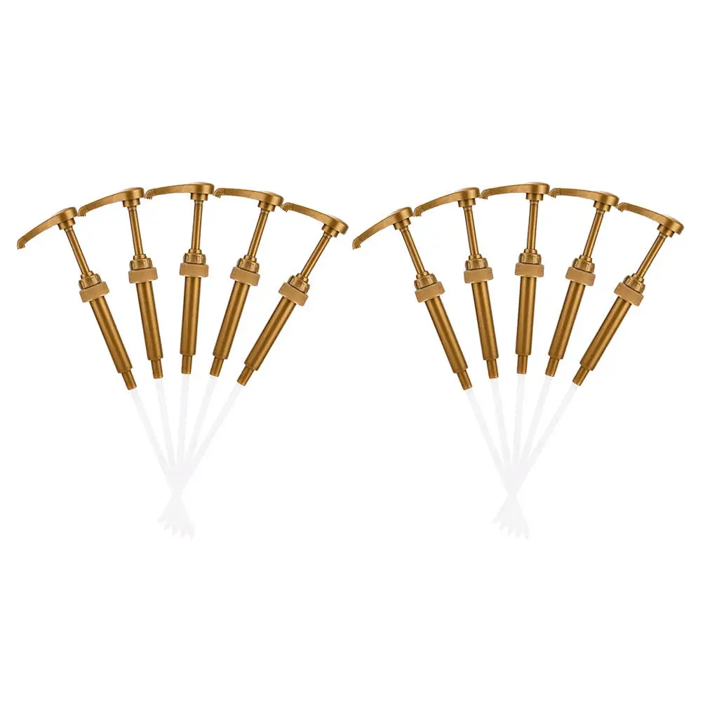 10Pcs Coffee Syrup Pump High Quality Syrup Bottle Replacement Pump for Honey Chocolate Tea Lotion Shower Gel Dispenser Bottle